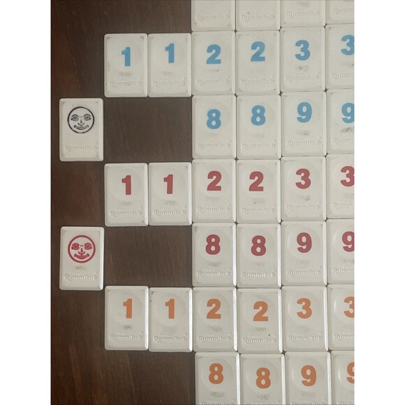 Rummikub Complete 106 Tile Set Rummy-O 1998 Rummy Cube - Picture 5 of 8